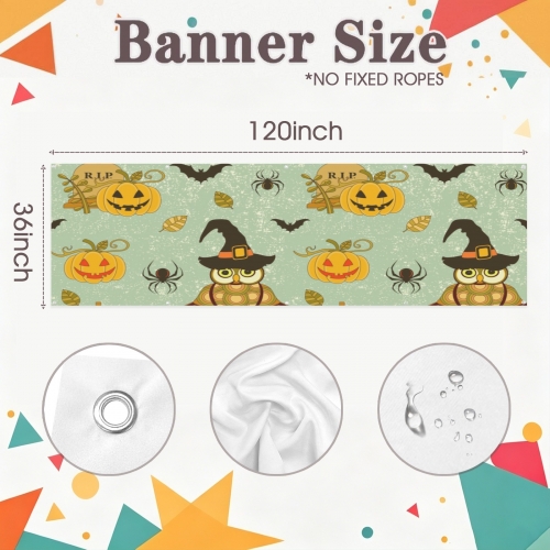 Festival Banner 120" x 36" | Ships from USA