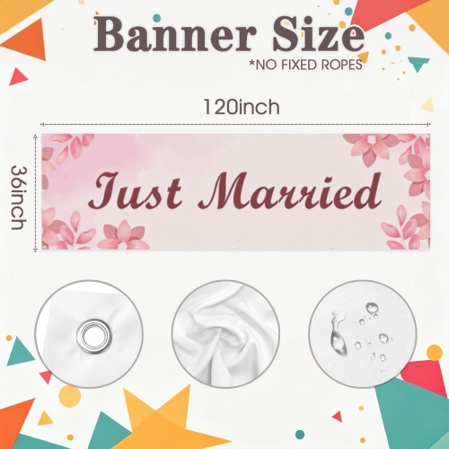 Festival Banner 120" x 36" | Ships from USA