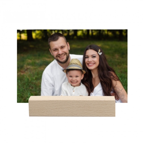 Acrylic Photo Stand 6" x 4"（10cm Square Base）| Ships from USA