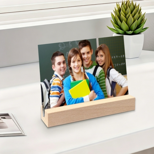 Acrylic Photo Stand 6" x 4" （15cm Square Base） | Ships from USA