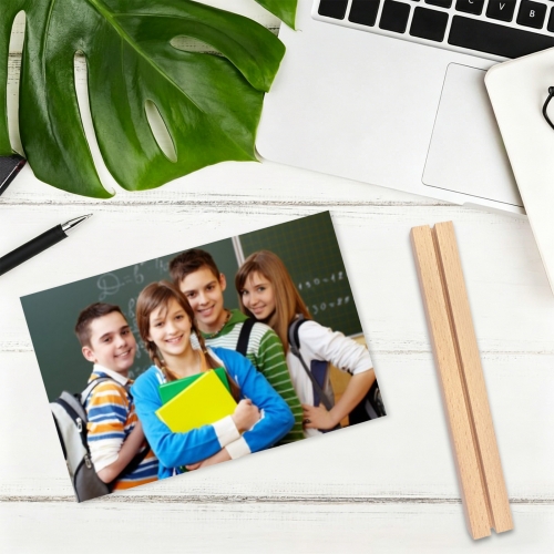 Acrylic Photo Stand 6" x 4" （15cm Square Base） | Ships from USA