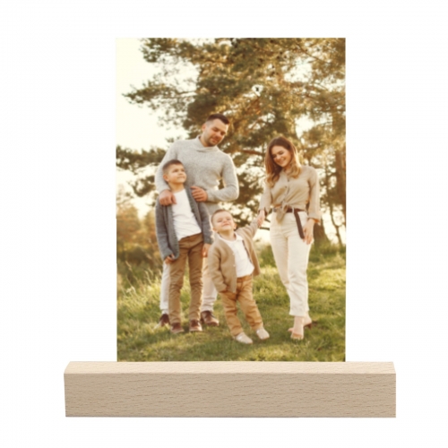 Acrylic Photo Stand 4" x 6" （15cm Square Base） | Ships from USA