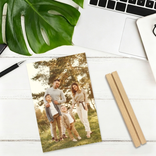 Acrylic Photo Stand 4" x 6" （15cm Square Base） | Ships from USA