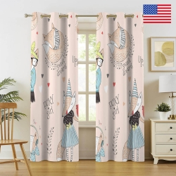Grommet Curtain (Set of 2) 52" x 84" | Ships from USA