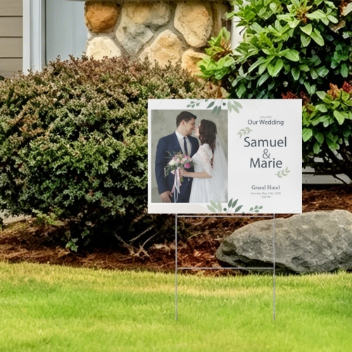 Yard Sign 12" x 9" ( Two-Sided Same Print ) | Ships from USA