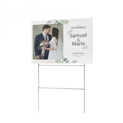 Yard Sign 12" x 9" ( Two-Sided Same Print ) | Ships from USA