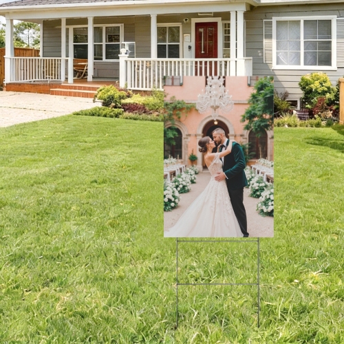 House Sign 12" x 18" (Two-Sided Same Print) | Ships from USA