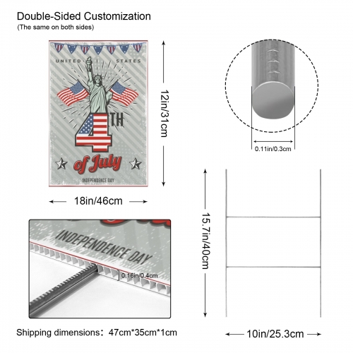Yard Sign 12" x 18" (Two-Sided Same Print) | Ships from USA