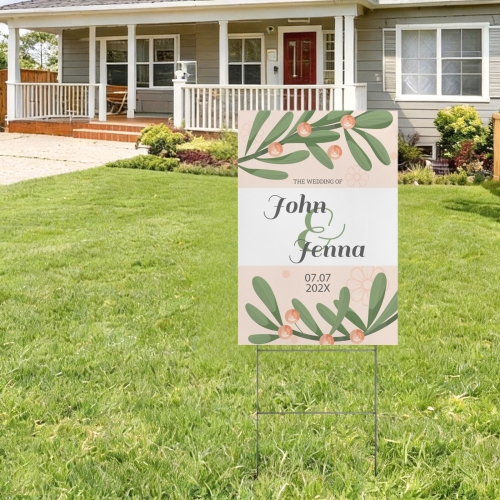 Yard Sign 12" x 18" ( Two-Sided Same Print ) | Ships from USA
