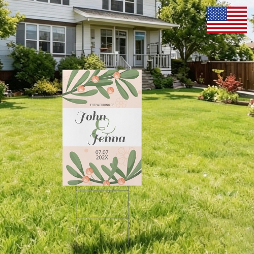 Yard Sign 12" x 18" ( Two-Sided Same Print ) | Ships from USA