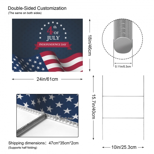 House Sign 24" x 18" (Two-Sided Same Print) | Ships from USA