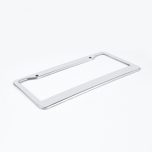 Sliver License Plate Frame