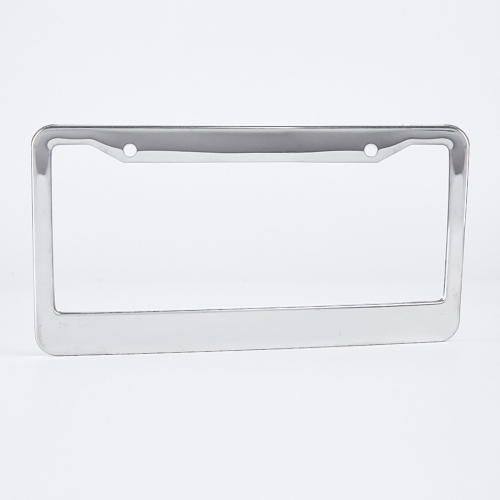 Sliver License Plate Frame