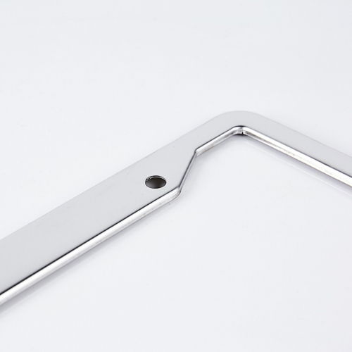 Sliver License Plate Frame