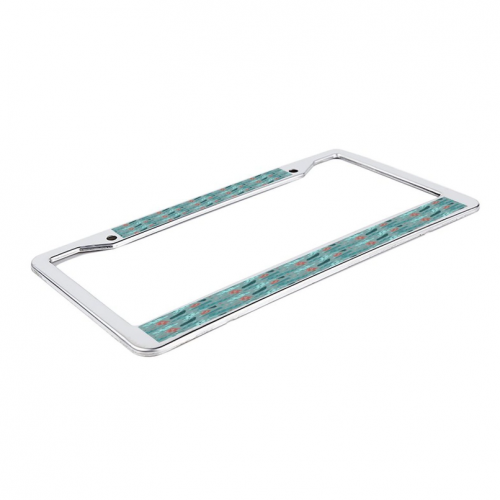 Sliver License Plate Frame