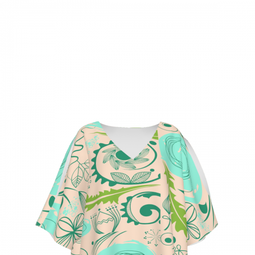 Women's Sexy Cold Shoulder V-Neck Shirt