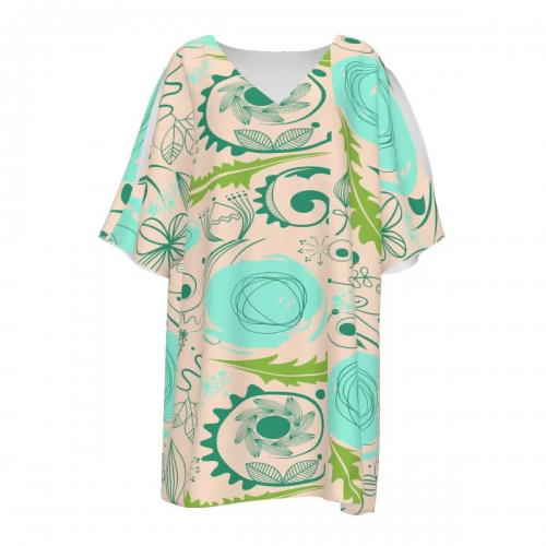 Women's Sexy Cold Shoulder V-Neck Shirt