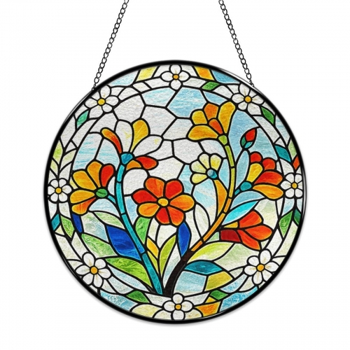 Stained Glass Suncatcher | Ships from USA