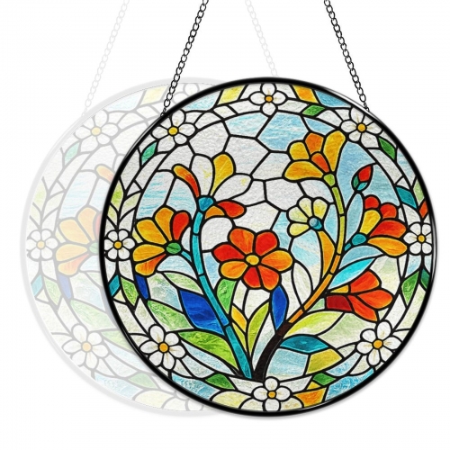 Stained Glass Suncatcher | Ships from USA