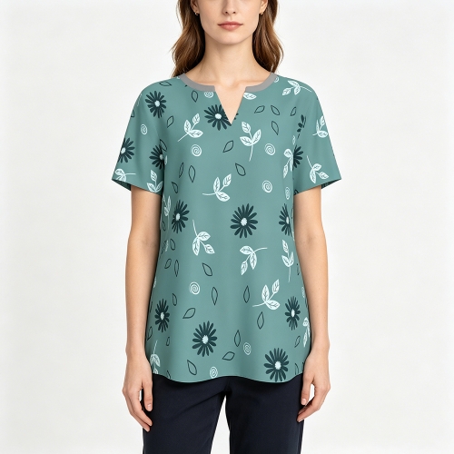Women's V-Neck Short Sleeve T-Shirt