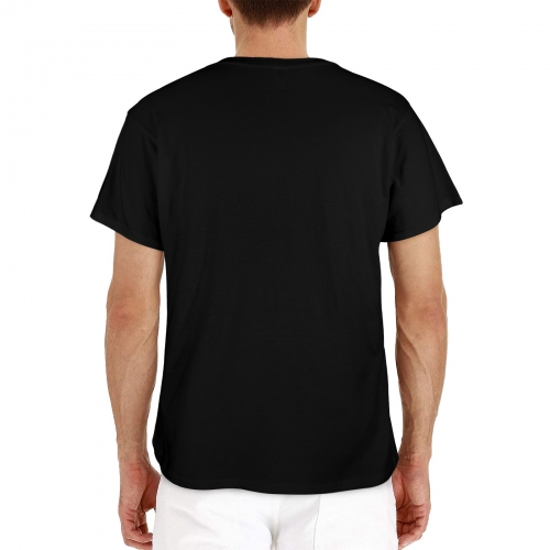 Men's Cotton T-Shirt  (One Side Print）