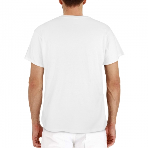 Men's Cotton T-Shirt  (One Side Print）