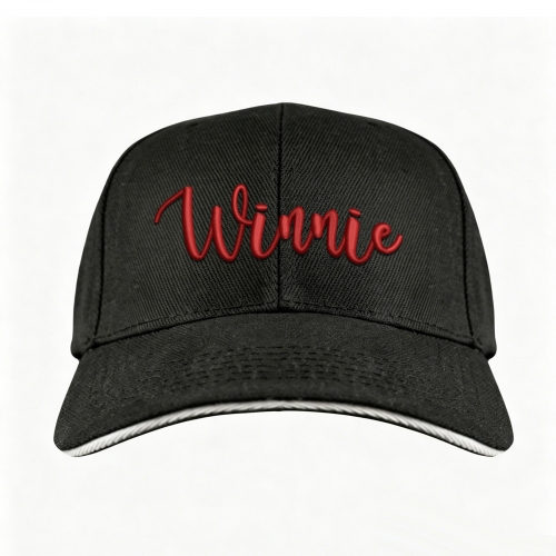 Custom Embroidered Sandwich Peak Cap | Ships from USA