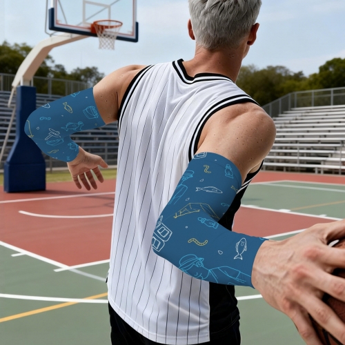 Arm Sleeves 43cm ( Pack of 2 & Same Design ) | Ships from USA