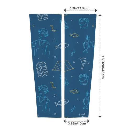 Arm Sleeves 43cm ( Pack of 2 & Same Design ) | Ships from USA