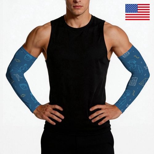 Arm Sleeves 43cm ( Pack of 2 & Same Design ) | Ships from USA