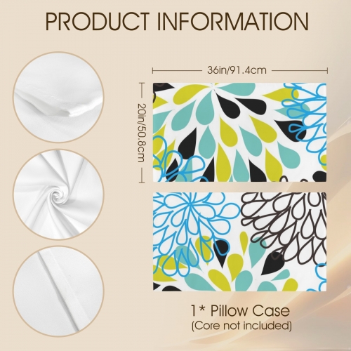 Pillow Case 36" x 20"  | Ships from USA