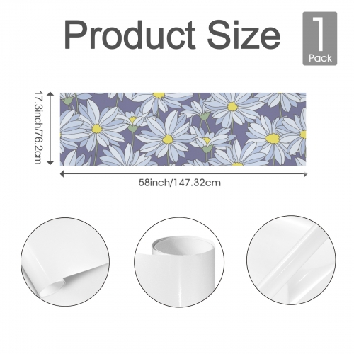 Gift Wrapping Paper-Coated Paper 58" x 17.3" (1 Roll) | Ships from USA