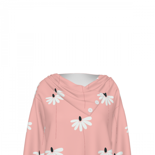 Women's Wrap Neck Long Sleeve Shirt