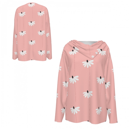 Women's Wrap Neck Long Sleeve Shirt