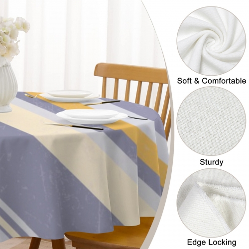 Custom Round Tablecloth 60" x 60" | Ships from USA