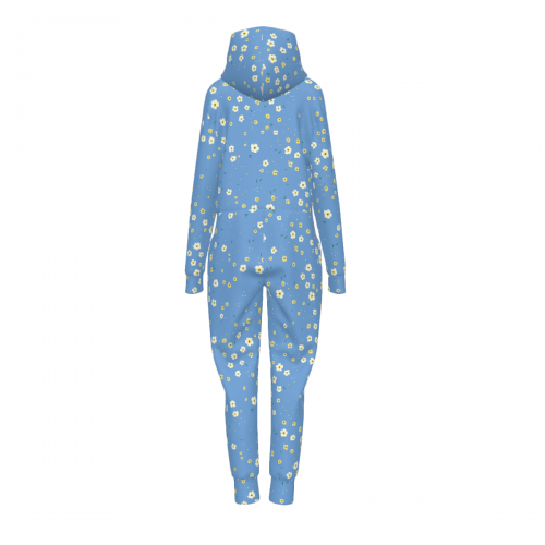 Women's Hooded Zipper Jumpsuit