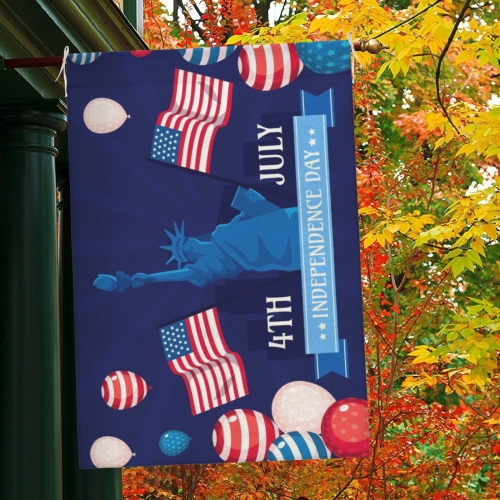 Cotton Linen House Flag 28" x 40" (One Side) | Ships from USA
