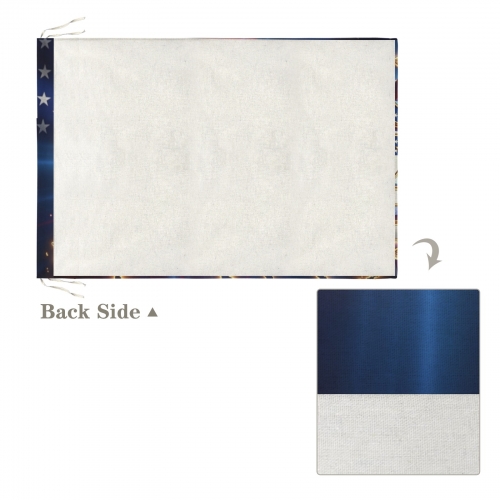 Cotton Linen House Flag 48" x 72" (One Side) | Ships from USA
