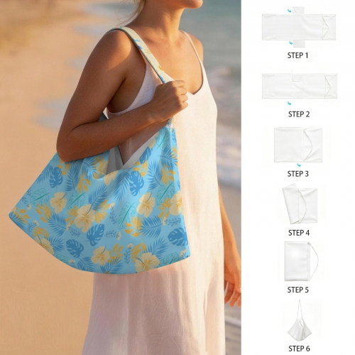 Beach Chair Towel Cover with Side Pockets