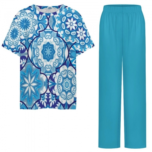 Women's Short Sleeved Pajama Set