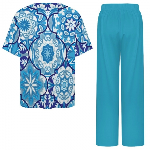 Women's Short Sleeved Pajama Set