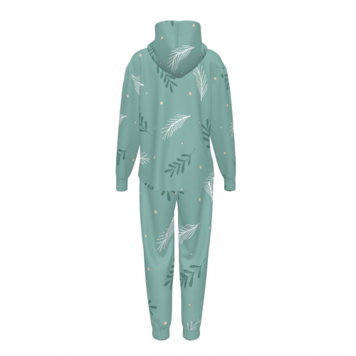 Women's Long-sleeve Hooded Zipper Sweatshirt and Sweatpants Set.