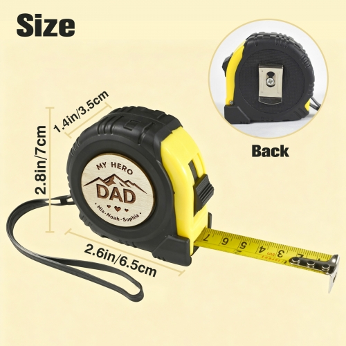 Custom Engraved Tape Measure