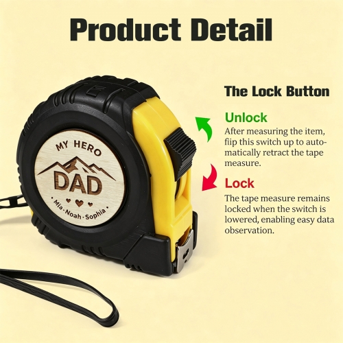 Custom Engraved Tape Measure