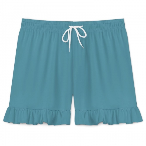Women's Ruffled Cami Top & Shorts Pajama Set