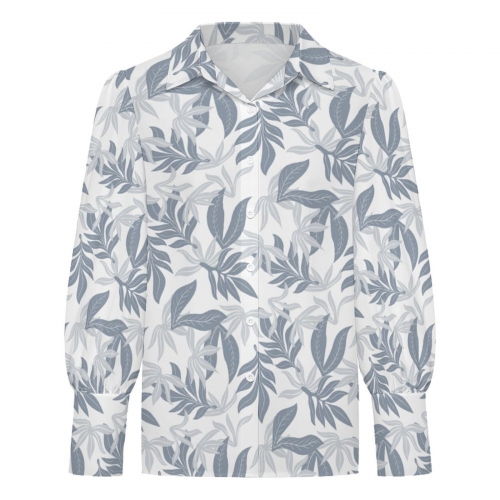Women's Long Sleeve Lantern Sleeve Shirt