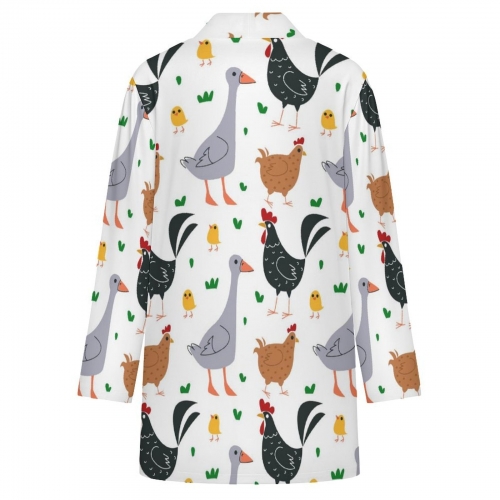 Women's Long Sleeve Cardigan With Pockets