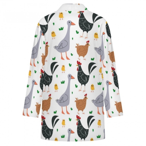 Women's Long Sleeve Cardigan With Pockets