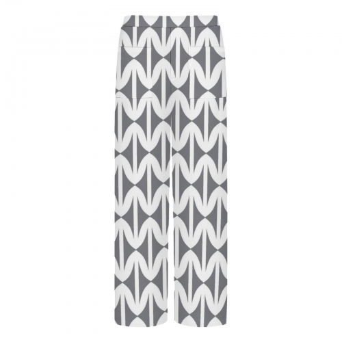 Women's Straight Wide-Leg Pants with Pockets