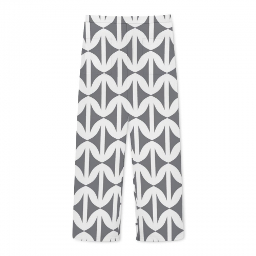 Women's Straight Wide-Leg Pants with Pockets